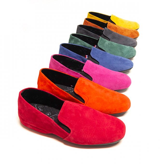 Chaussure d'intérieur GERMAIN - 9 couleurs / 2 semelles