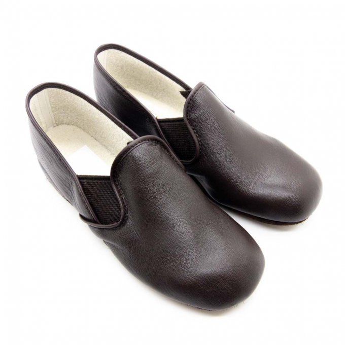 Chaussure d'intérieur PIROU - Junior Moka