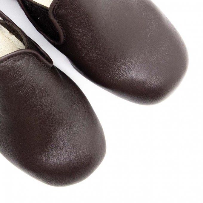 Chaussure d'intérieur PIROU - Junior Moka