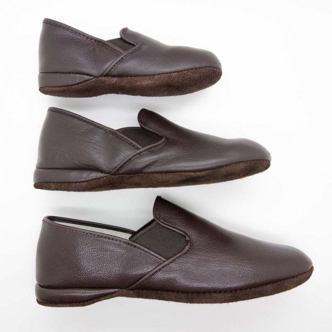 Chaussure d'intérieur PIROU Moka