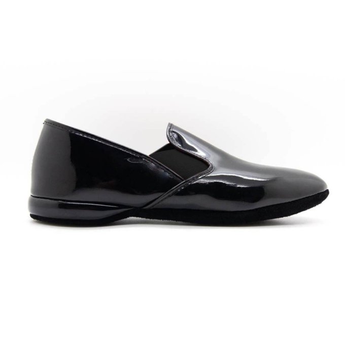 Chaussure d'intérieur PIROU Vernis Noir
