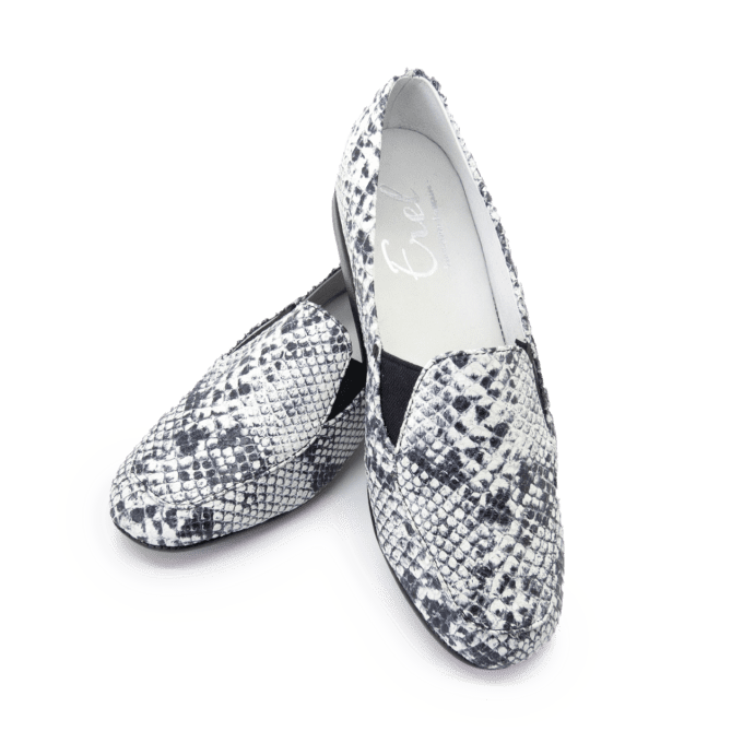 Chaussure d'intérieur SUZAN Motif Python
