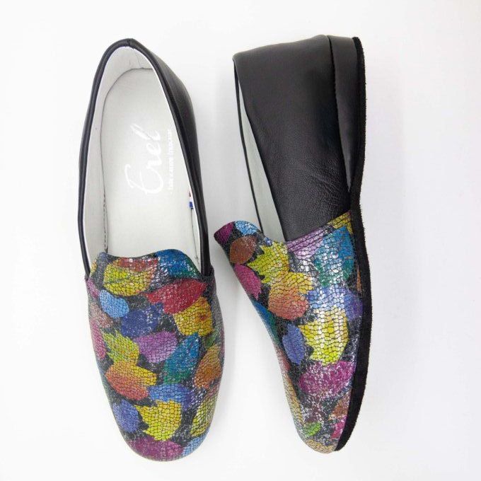 Chaussure d'intérieur BELLINE - 2 semelles