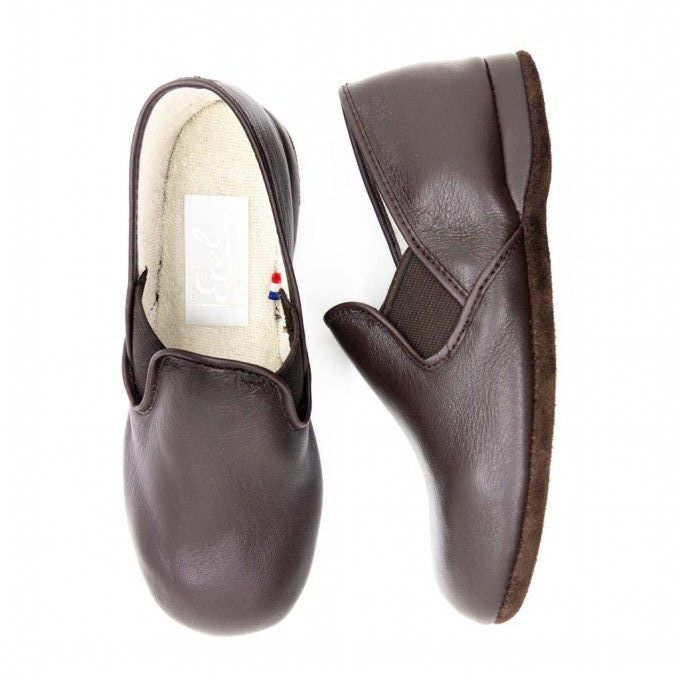 Chaussure d'intérieur PIROU - Junior Moka