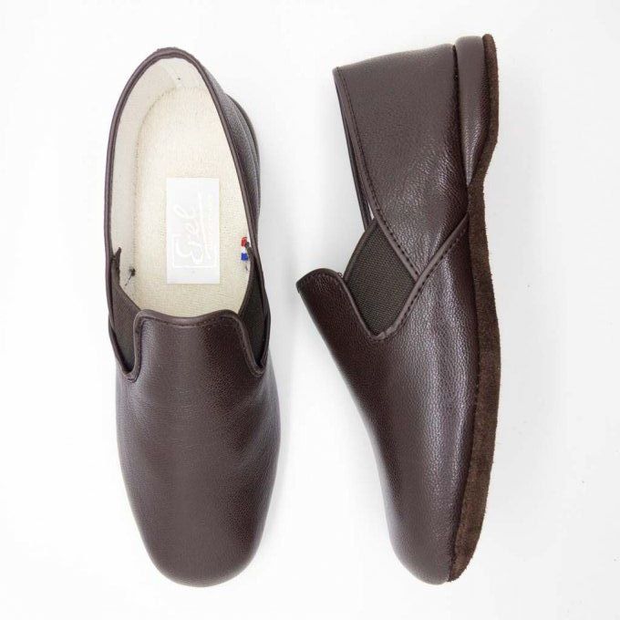 Chaussure d'intérieur PIROU Moka