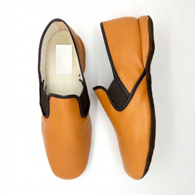 Chaussure d'intérieur PIROU Camel